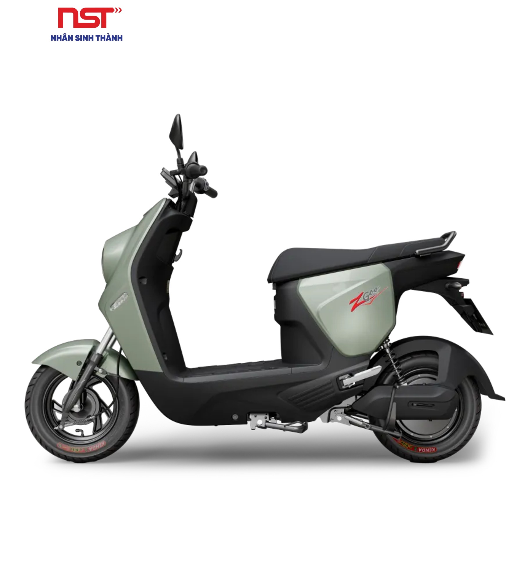 Xe máy điện VinFast Zgo xám