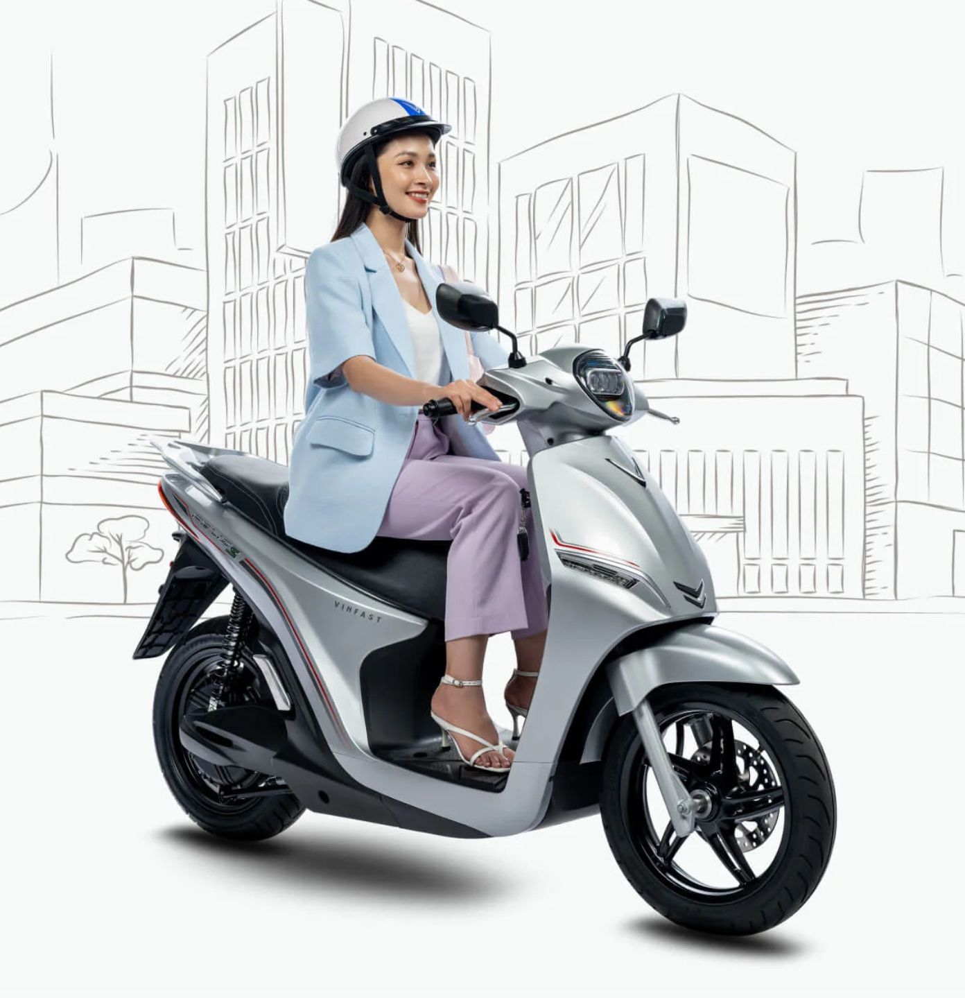 Trải nghiệm xe máy điện VinFast Feliz S tại Nhân Sinh Thành