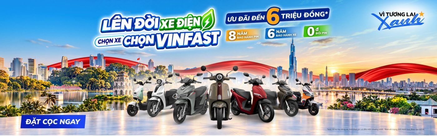 ưu đãi mua xe máy điện Vinfast